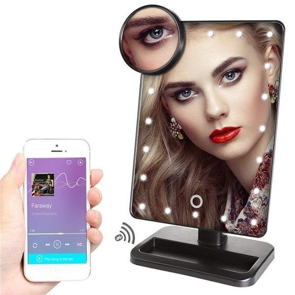 3P Experts 3P Experts LED Makeup Mirror with Bluetooth Speaker Plus Magnifier 3PX-LEDMS-WHT